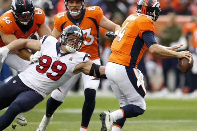 O Houston Texans venceu o Denver Broncos no último domingo.