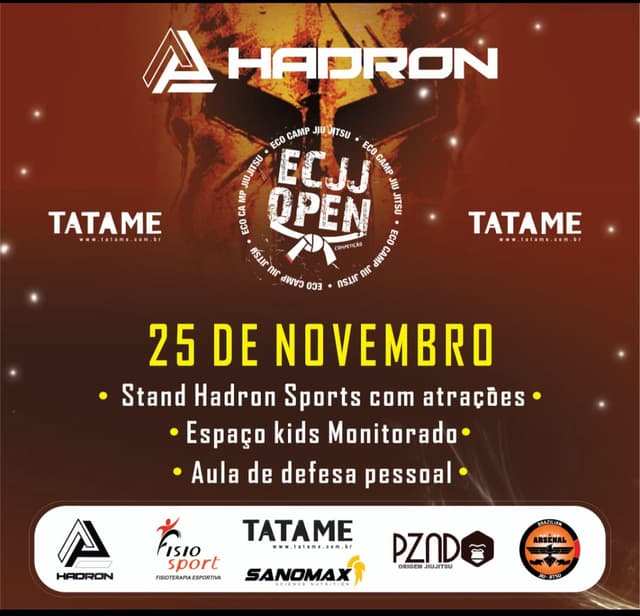 Eco Camp Jiu-Jitsu Open vai ser atração em Mogi das Cruzes neste mês de novembro (Foto: Divulgação)