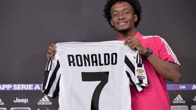 Cuadrado e Cristiano Ronaldo