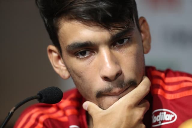 Lucas Paquetá concede coletiva de despedida do Flamengo