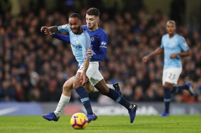 Sterling e Kovacic - Chelsea x Manchester City