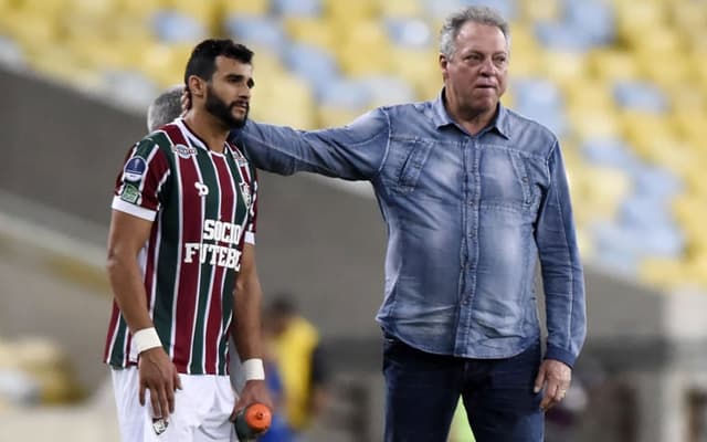 Abel Braga e Henrique Dourado - Fluminense