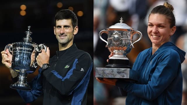 Djokovic e Halep são os melhores de 2018 pela ITF