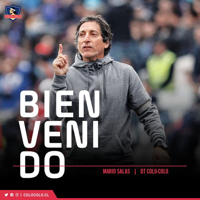 Mario Salas - Novo técnico do Colo-Colo