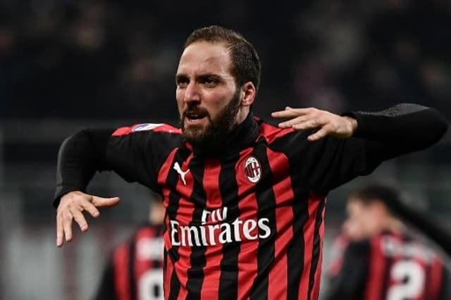 Higuaín - Milan x SPAL