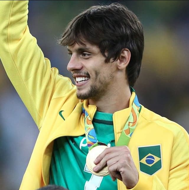 Rodrigo Caio foi campeão olímpico em 2016, no Rio