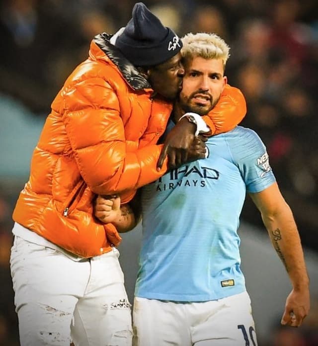 Mendy e Agüero - Manchester City x Liverpool