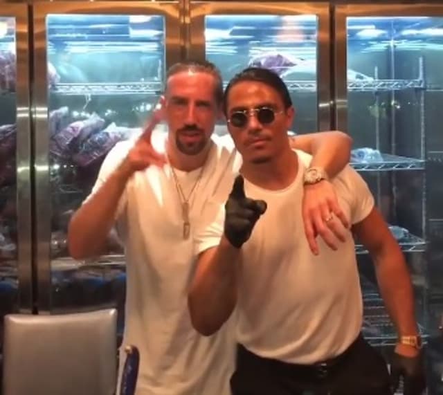 Ribery e Salt Bae