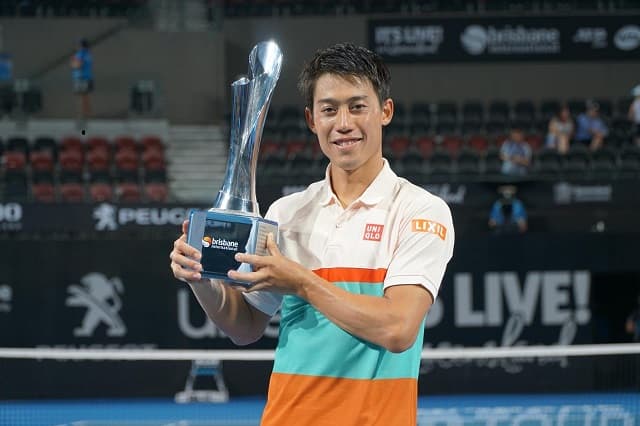 Nishikori é campeão em Brisbane 2019