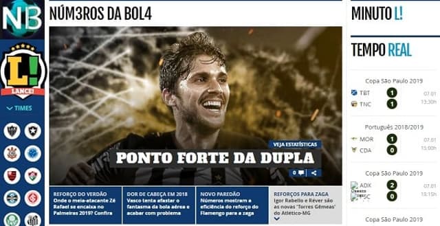 Capa Números da Bola