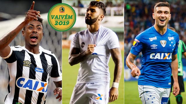 Montagem - Bruno Henrique, Gabigol e Arrascaeta (Vaivém)