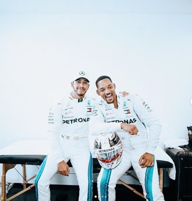 Will Smith e Lewis Hamilton