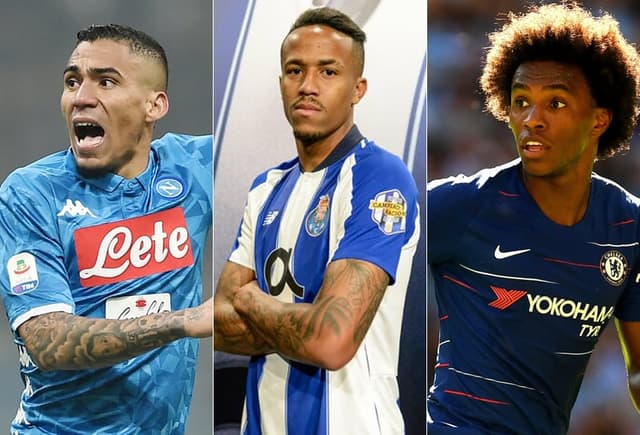 As boas atuações de Allan, pelo Napoli e Éder Militão, pelo Porto, fizeram com que gigantes começassem a ser interessar pelo futebol dos atletas. O PSG já estuda a contratação do meia, enquanto o Real Madrid trata a negociação por Militão como prioridade. Barcelona quer o meia Willian, do Chelsea. Veja os nomes: