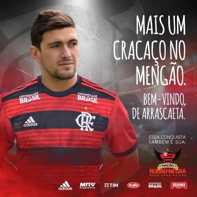 Arrascaeta é o novo reforço do Flamengo