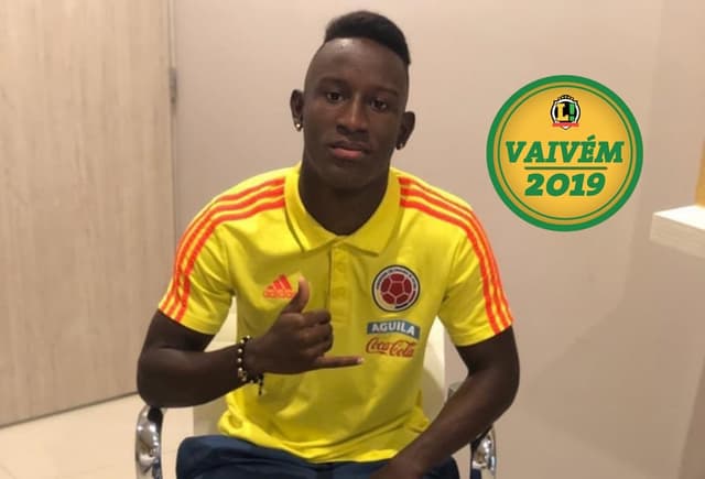 Iván Angulo VAIVÉM está com a seleção colombiana disputando o Sul-Americano sub-20