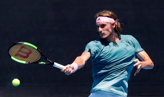 Stefanos Tsitsipas no Australian Open 2019