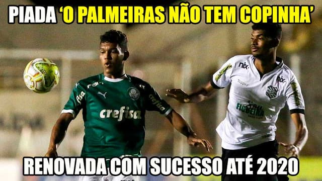 Palmeiras é alvo de memes após eliminação na Copinha