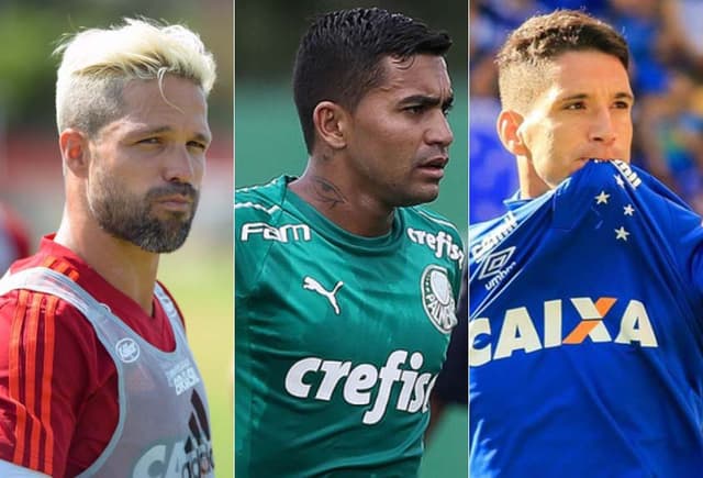 Diego, Dudu e Thiago Neves são importantes atletas de seus clubes e acertaram a renovação de contrato recentemente. Veja as principais extensões de vínculo feitas em 2019.