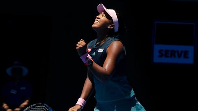 Naomi Osaka se garantindo na final do Australian Open 2019