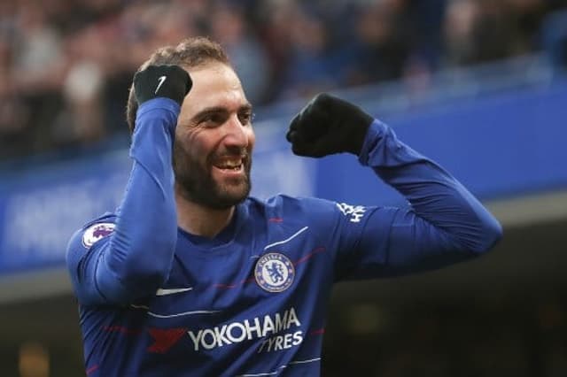 Higuaín - Chelsea x Huddersfield