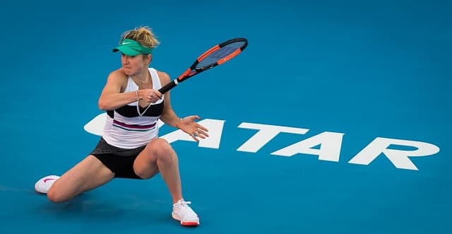 Elina Svitolina no WTA Premier de Doha em 2019