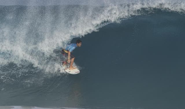 Bicampeão mundial Gabriel Medina participa do QS 6000 em Noronha — Foto: Daniel Smorigo / WSL