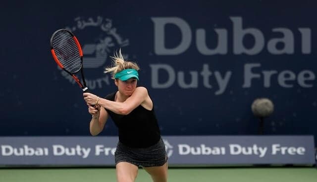 Elina Svitolina no WTA Premier de Dubai em 2019