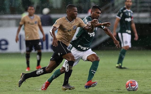 Palmeiras x Santos Thiago Santos e Jean Lucas