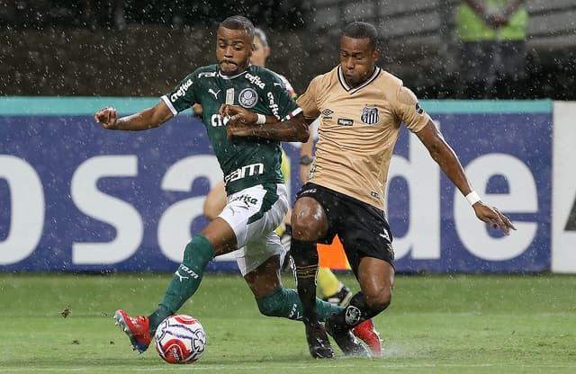 Palmeiras x Santos Felipe Pires e Copete