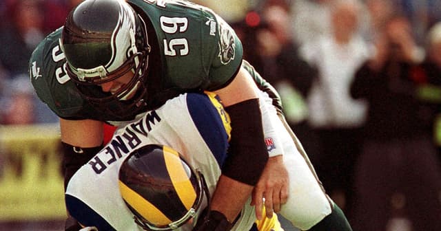 Mike Mamula e Kurt Warner