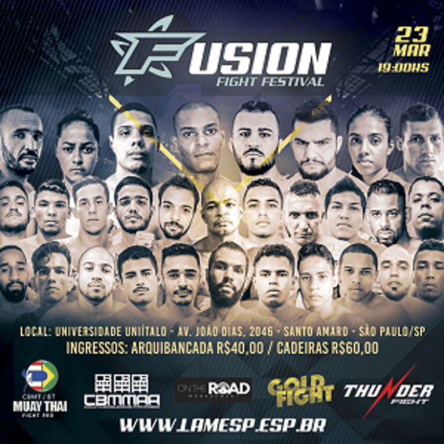 Fusion Fight Festival será realizado no mês de março em São Paulo (Foto: Divulgação)