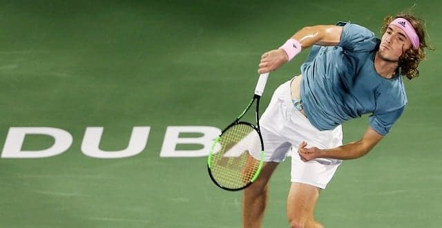 Stefanos Tsitsipas no ATP 500 de Dubai 2019