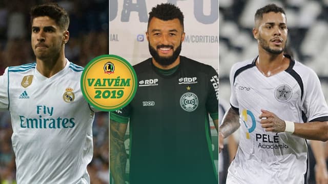 Asensio, Alex Muralha e Maxwell VAIVÉM