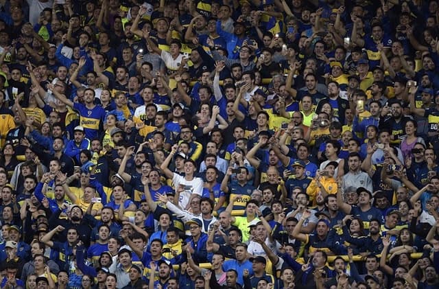 Torcida Xeneize em Boca Juniors x Tolima