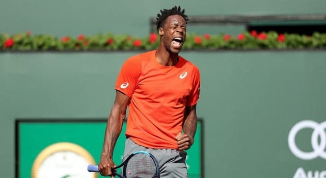 Gael Monfils em Indian Wells 2019