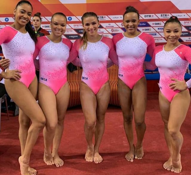 Equipe feminina de ginástica artística é ouro na Alemanha