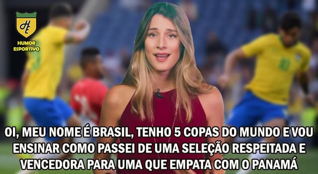 Memes: Brasil 1 x 1 Panamá