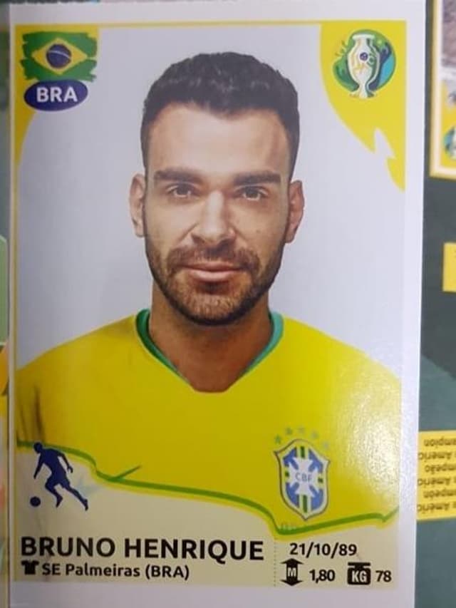 Figurinha - Bruno Henrique (Copa América)