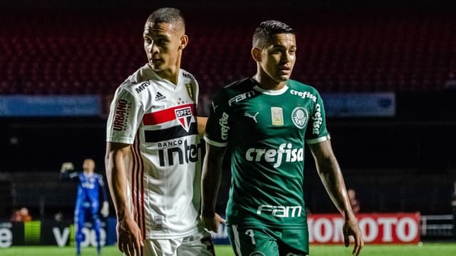 São Paulo x Corinthians Antony e Dudu