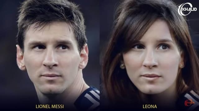 Versão feminina: Messi