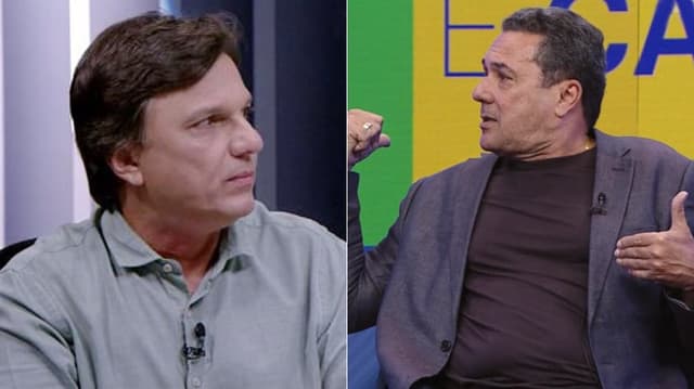 Montagem Mauro Cezar e Luxemburgo