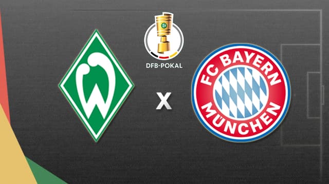 Apresentação do jogo Werder Bremen e Bayern, pela Copa da Alemanha