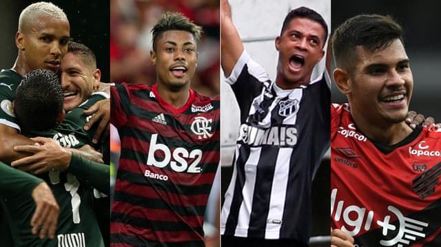 O Brasileirão está de volta! Entre sábado e domingo, tivemos goleadas de Ceará e Palmeiras - que dividem a liderança -, brilho de Bruno Henrique e homenagem a Juan no Flamengo e confusões com o VAR. O LANCE! mostra o resumo. Confira!&nbsp;