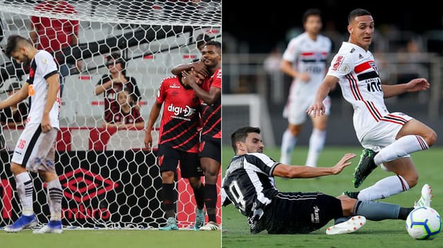 Montagem Vasco e Botafogo