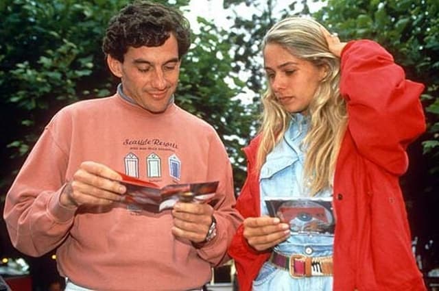 Adriane Galisteu e Ayrton Senna