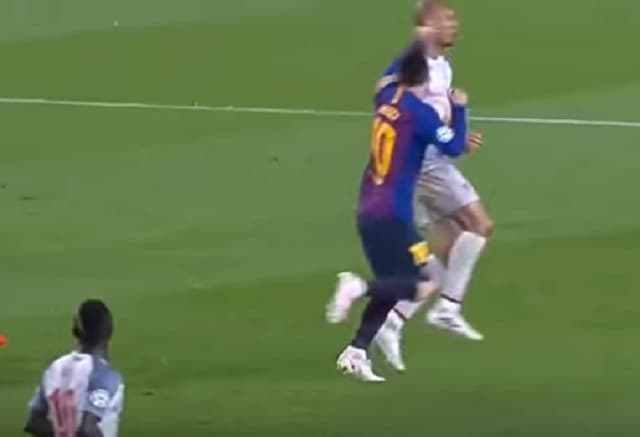 Barcelona x Liverpool - Messi e Fabinho