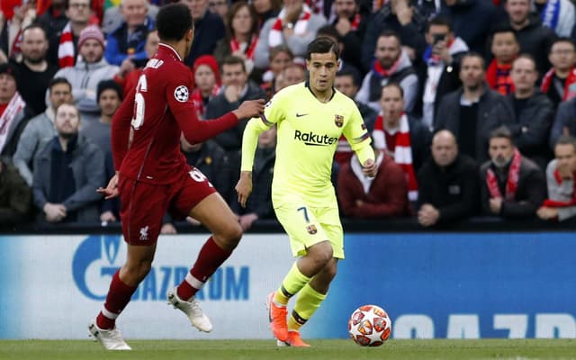 Coutinho - Liverpool x Barcelona