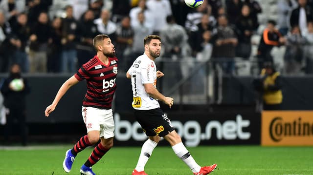 Corinthians x Flamengo Leo Duarte e Boselli