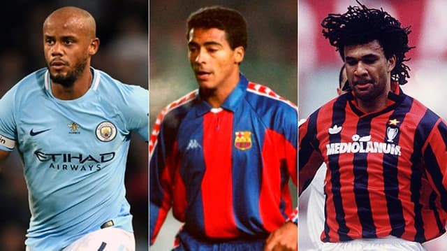 Montagem - Kompany, Romário e Gullit