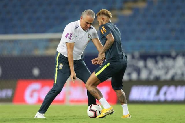 Tite e Neymar